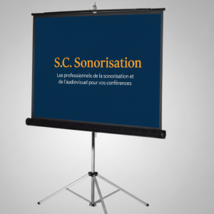 toile de projection rétractable