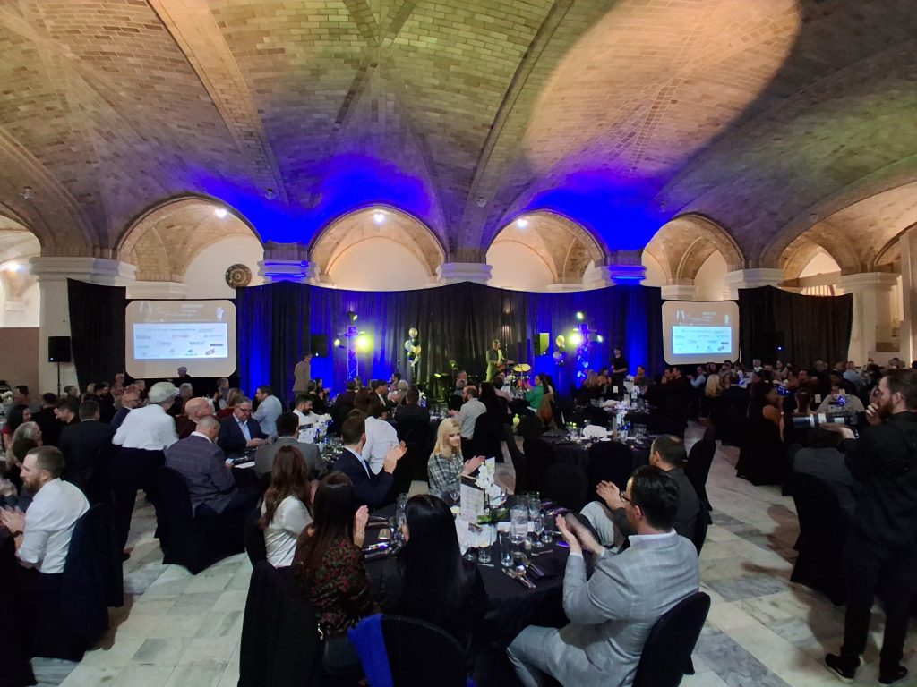 Sercovie 2e Soirée Gastronomique – Location audiovisuel pour conférence avec S.C. Sonorisation