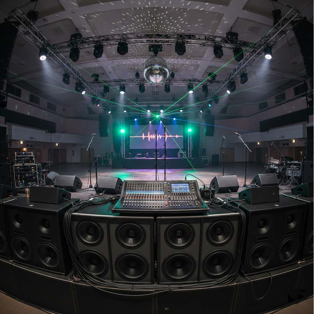 Location d’équipement audio et système de son professionnel pour événement